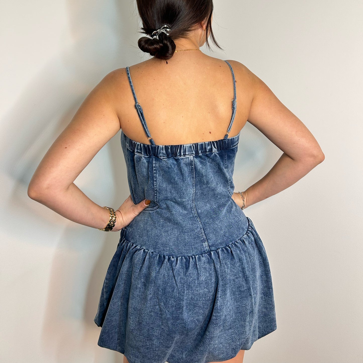 Bubble Denim Dress