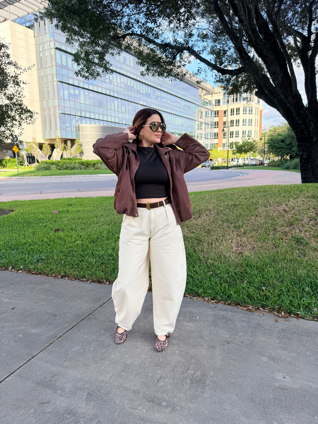 Neutral Barrel Pants